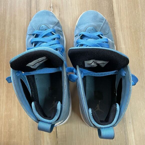 Air Jordan 7 Retro Pantone UNC Blue 5Y - Picture 4 of 11